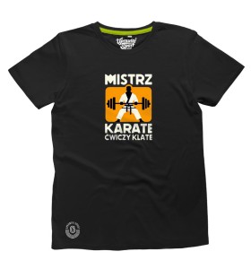 Mistrz karate ćwiczy klate (młodzieżowa)